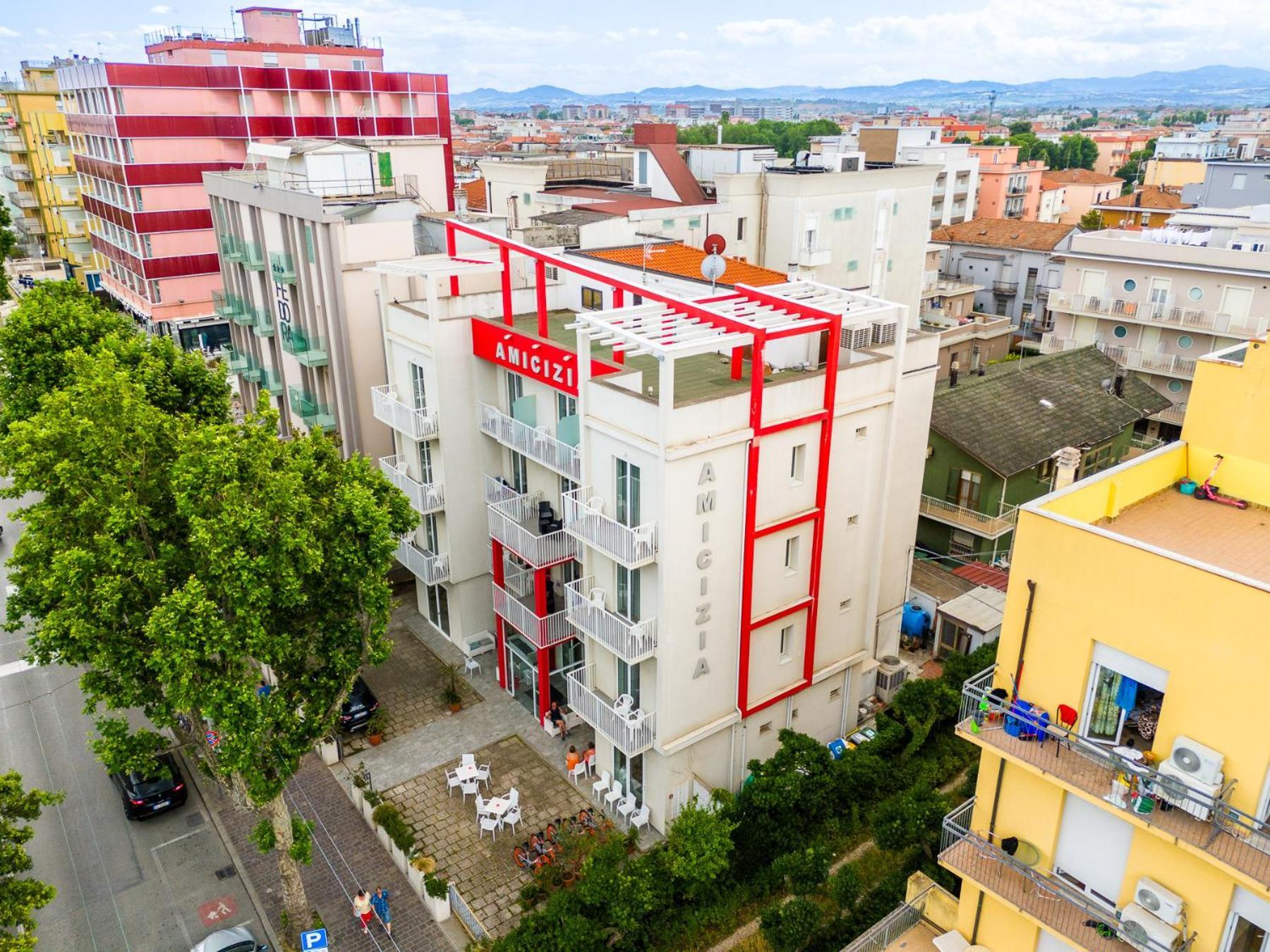 Hotel Amicizia Rimini Exteriér fotografie