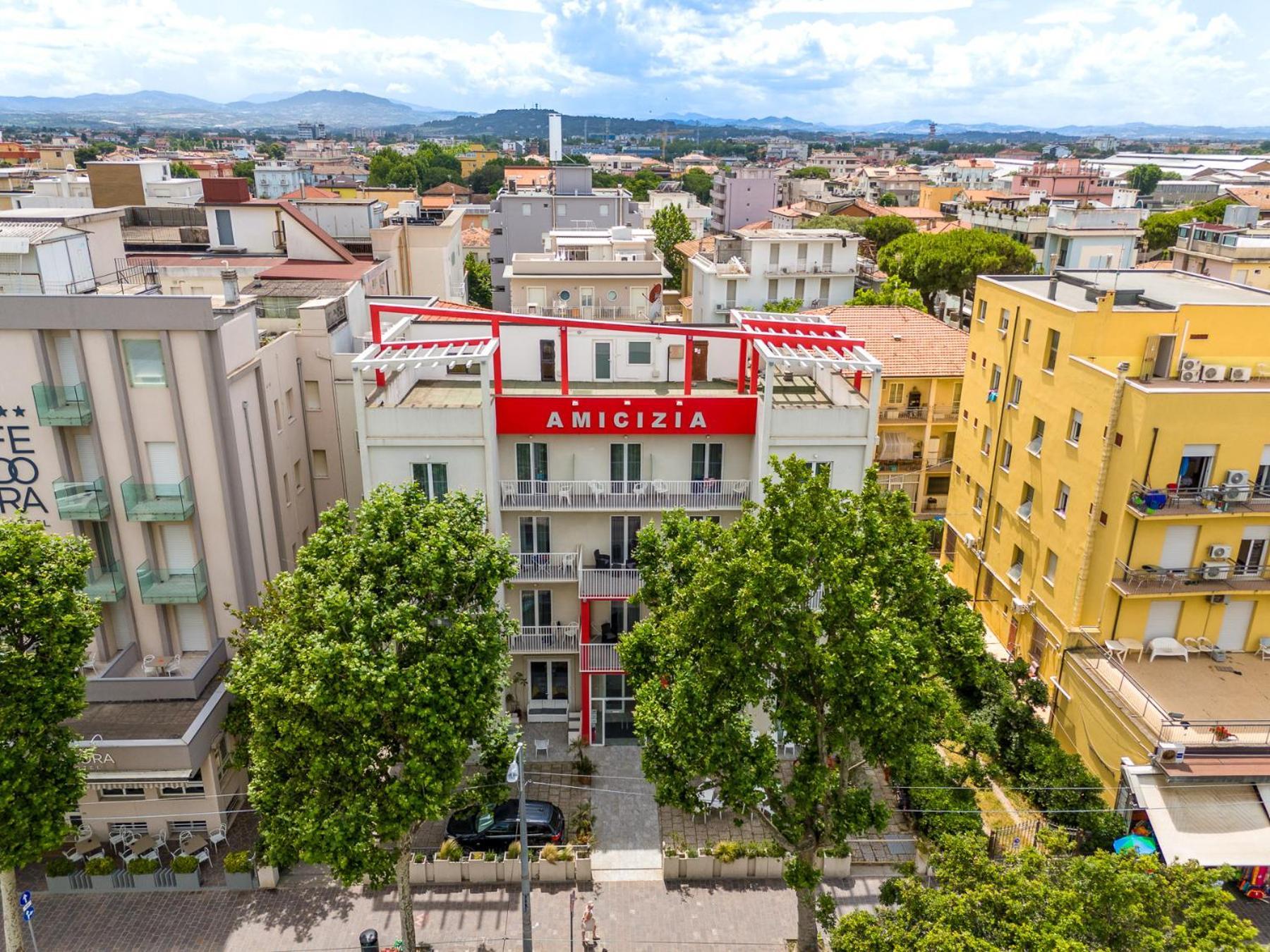 Hotel Amicizia Rimini Exteriér fotografie